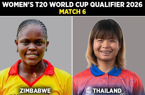 Match 6: Zimbabwe Women vs Thailand Women