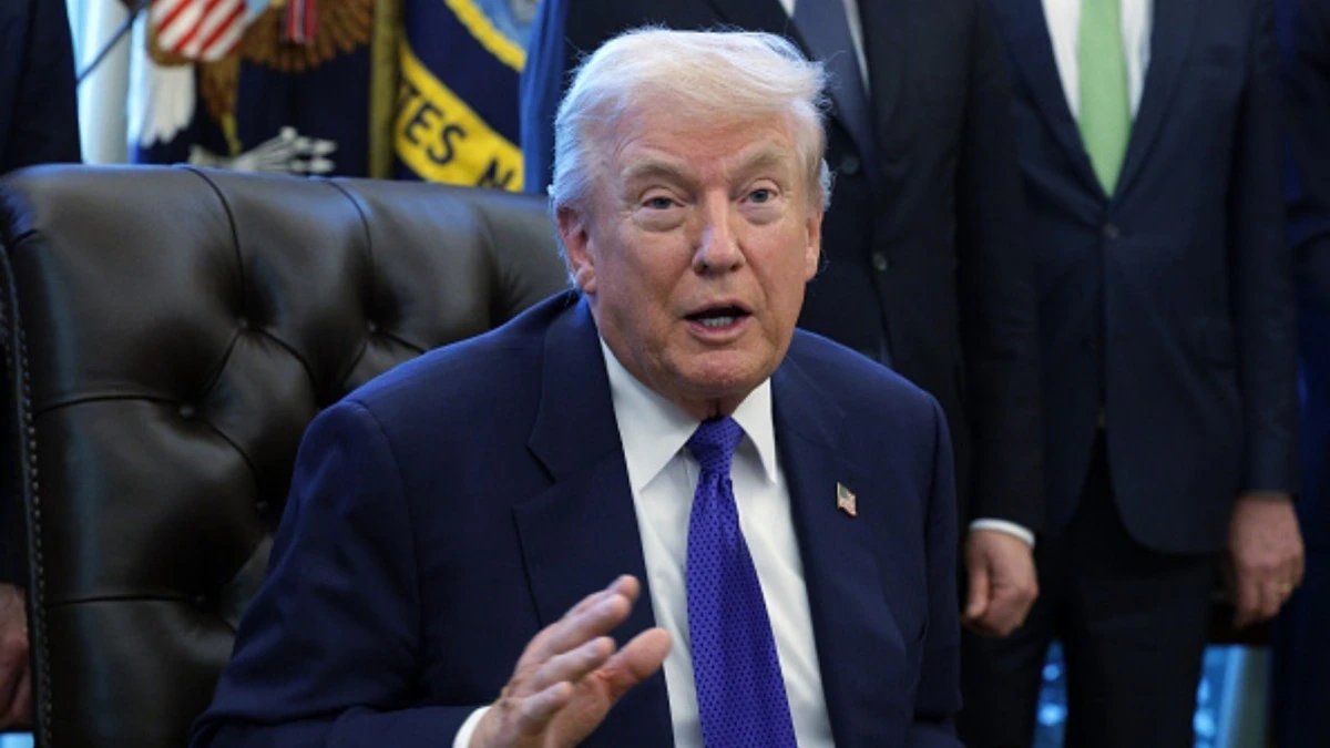 अमेरिकी राष्ट्रपति ट्रंप ने सुप्रीम कोर्ट के फैसले को निराशाजनक और शर्मनाक बताया. (File Photo- ITG)