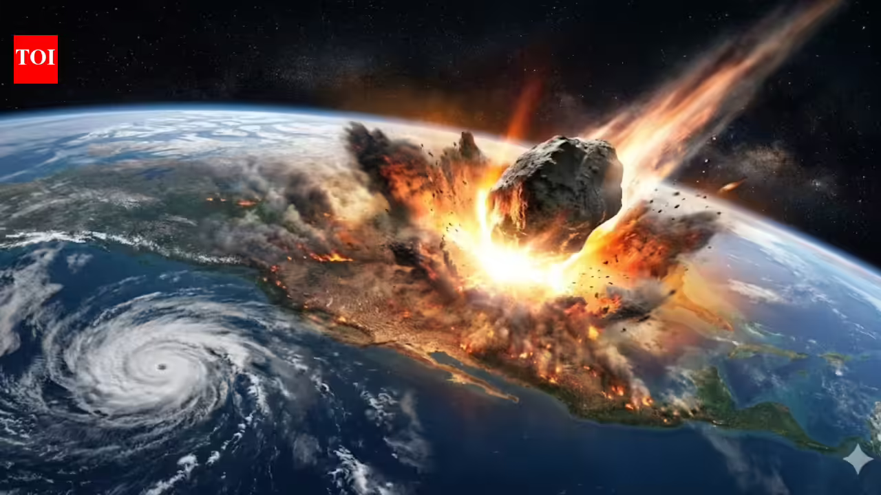 An asteroid the size of a football field hits the North Sea, sending a 330-foot tsunami across Europe.