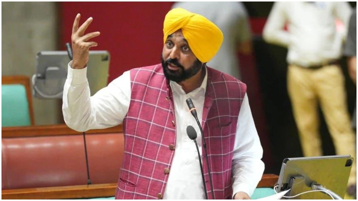 पंजाब CM मान पर अकाली दल और कांग्रेस ने शराब के नशे में विधानसभा में आने का आरोप लगाया है. (Photo: ITG)