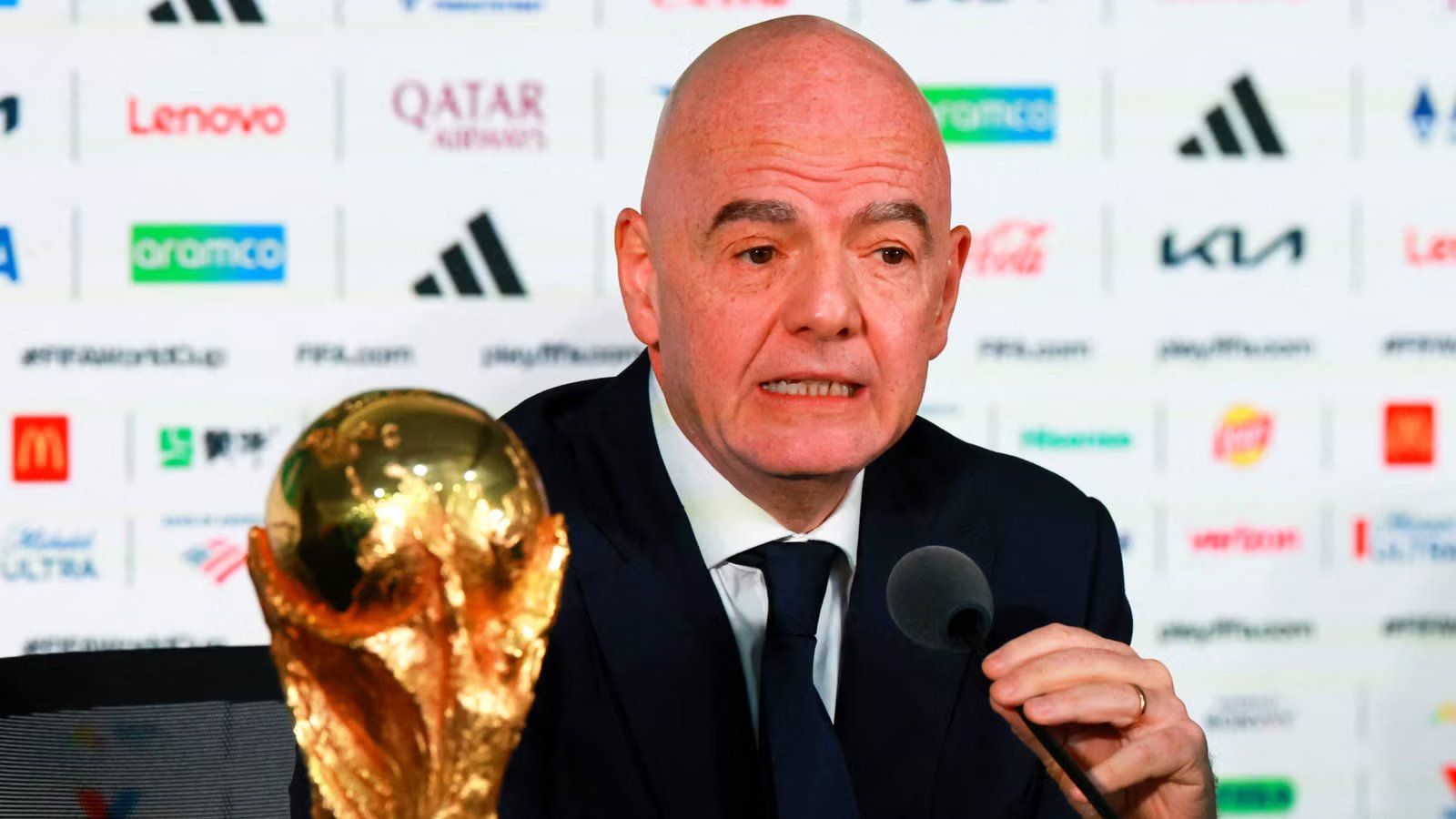 Gianni Infantino accused of wanting Argentina to win the title