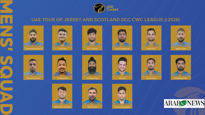 Harpreet Singh Bhatia to lead UAE in ICC CWC League 2 Tri-Series – Scotland 2026