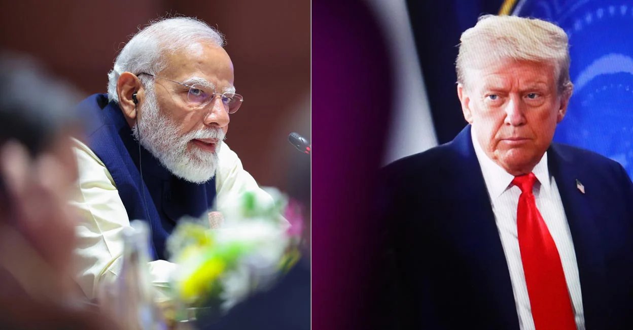 പ്രധാനമന്ത്രി നരേന്ദ്ര മോദി (Image Credit: narendramodi.in), യുഎസ് പ്രസിഡന്റ് ട്രംപ് (Image Credit: Shutterstock)